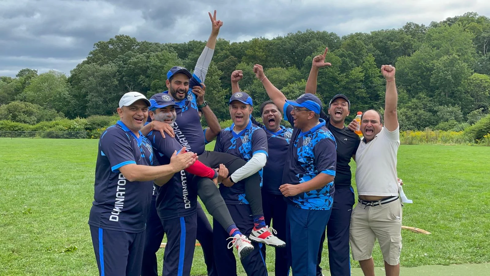 Nikhil hits last-ball six for first playoff 2023